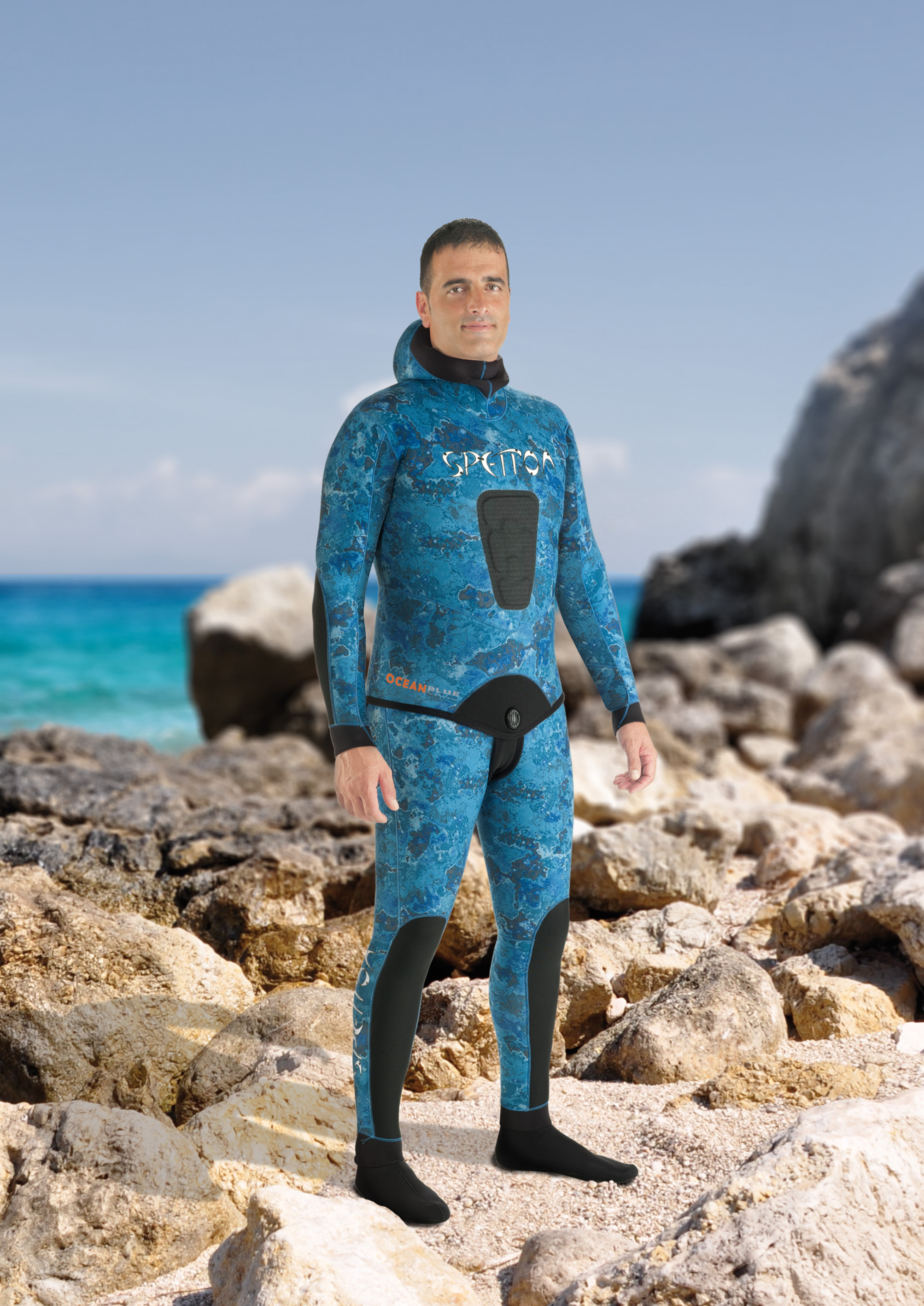 Full spearfishing wetsuit Labrax Bluewave - 1.5 mm - Nootica